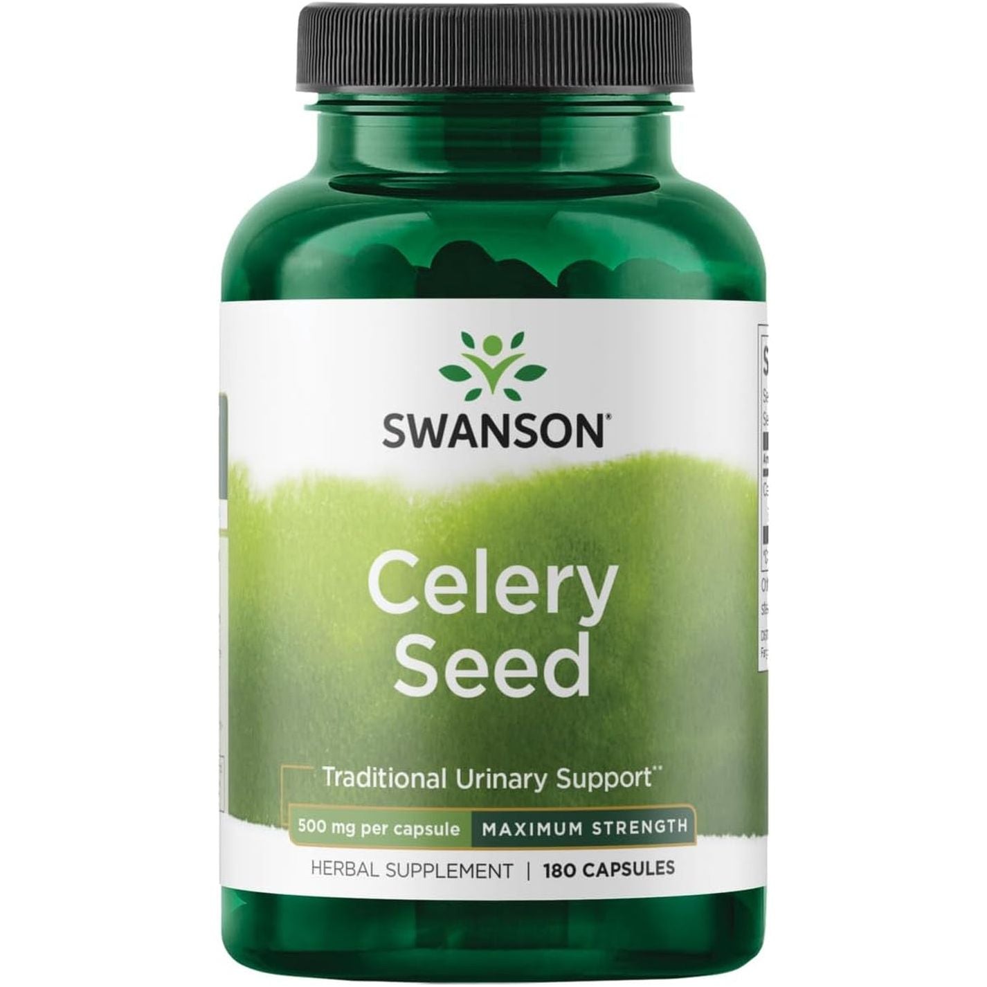 Swanson Celery Seed Extract (Cellery) Urinary Health Antioxidant Support 500 Mg 180 Capsules