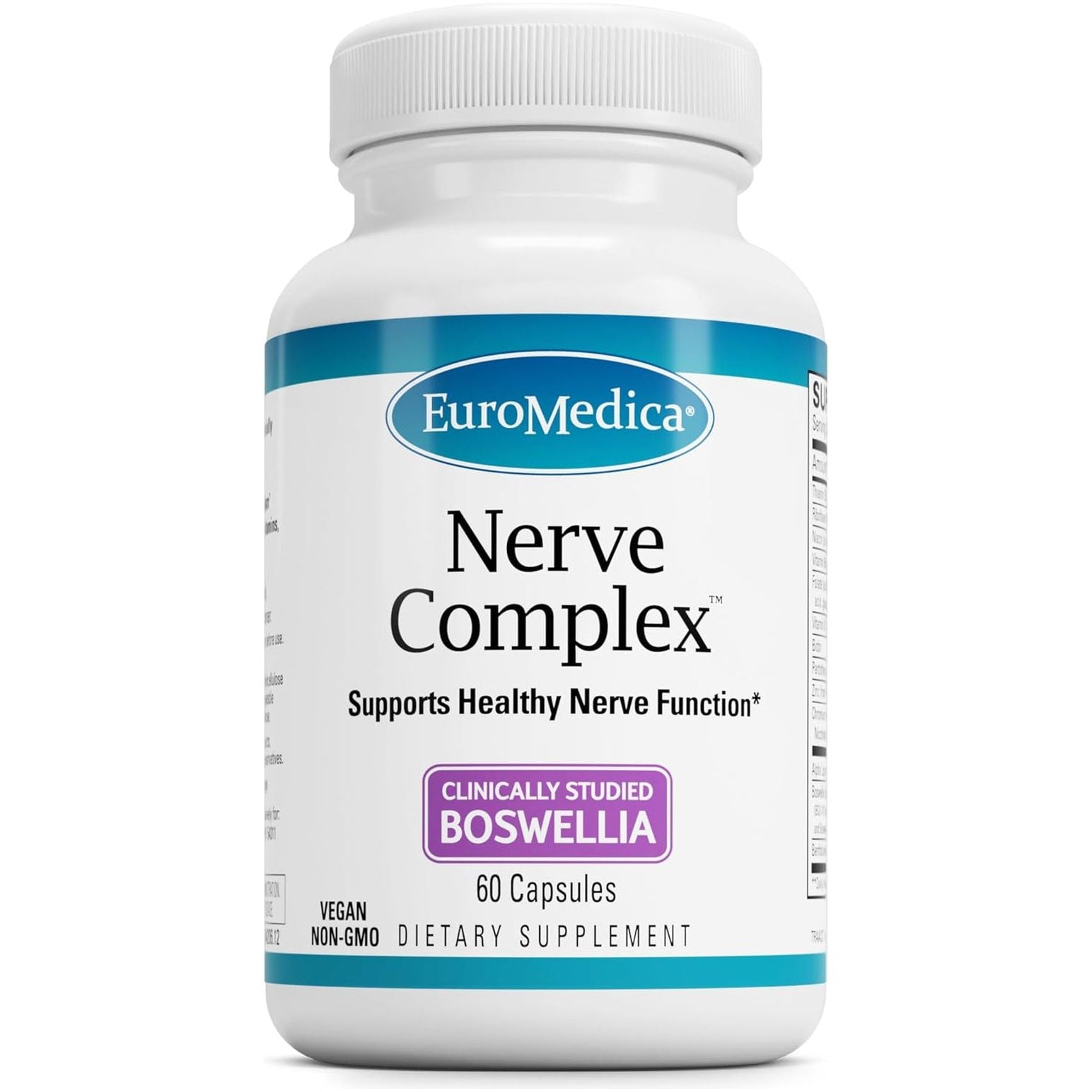 Euromedica Nerve Complex - Supports Healthy Nerve Function  30 Servings