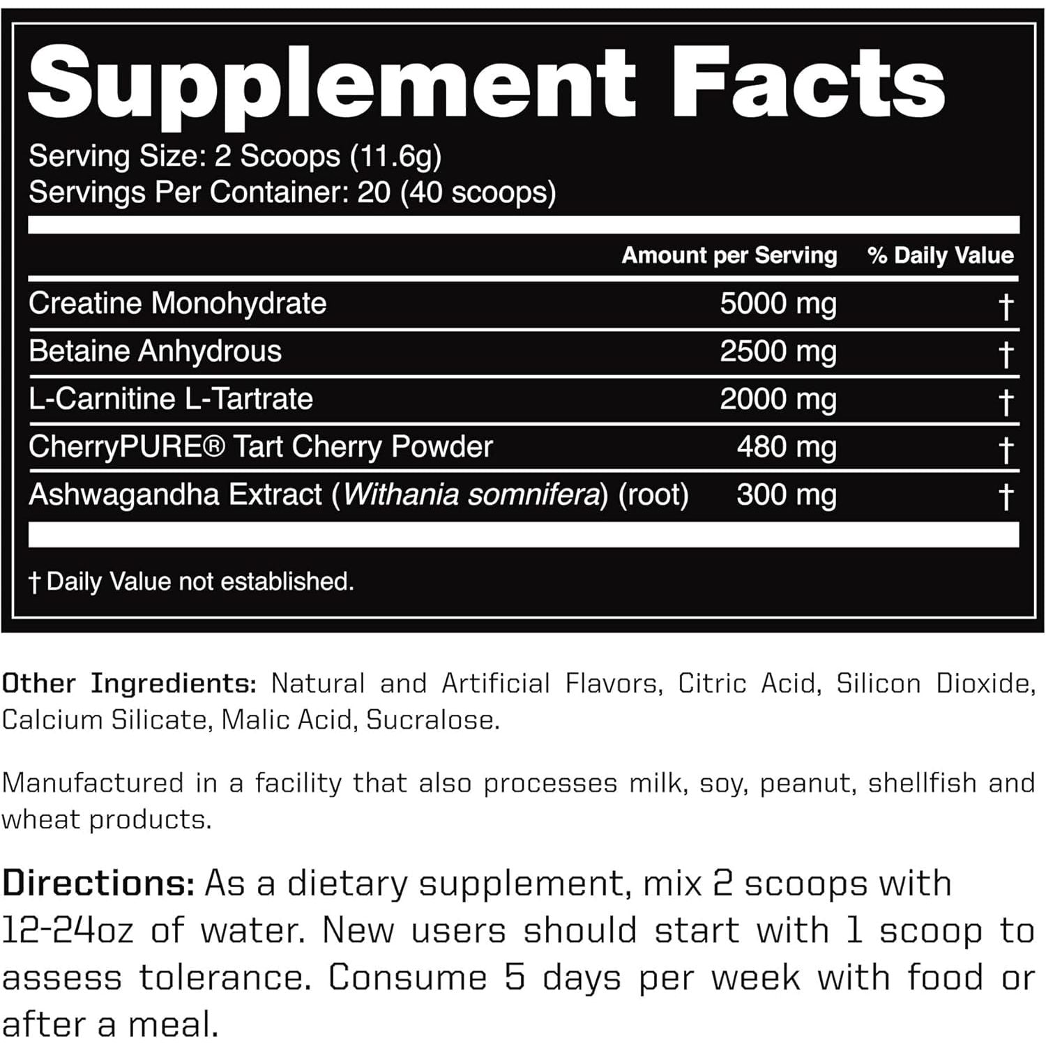 Outwork Nutrition Recovery Supplement, Post Workout Recovery Powder & Muscle Builder, Berry Splash, 240 Grams