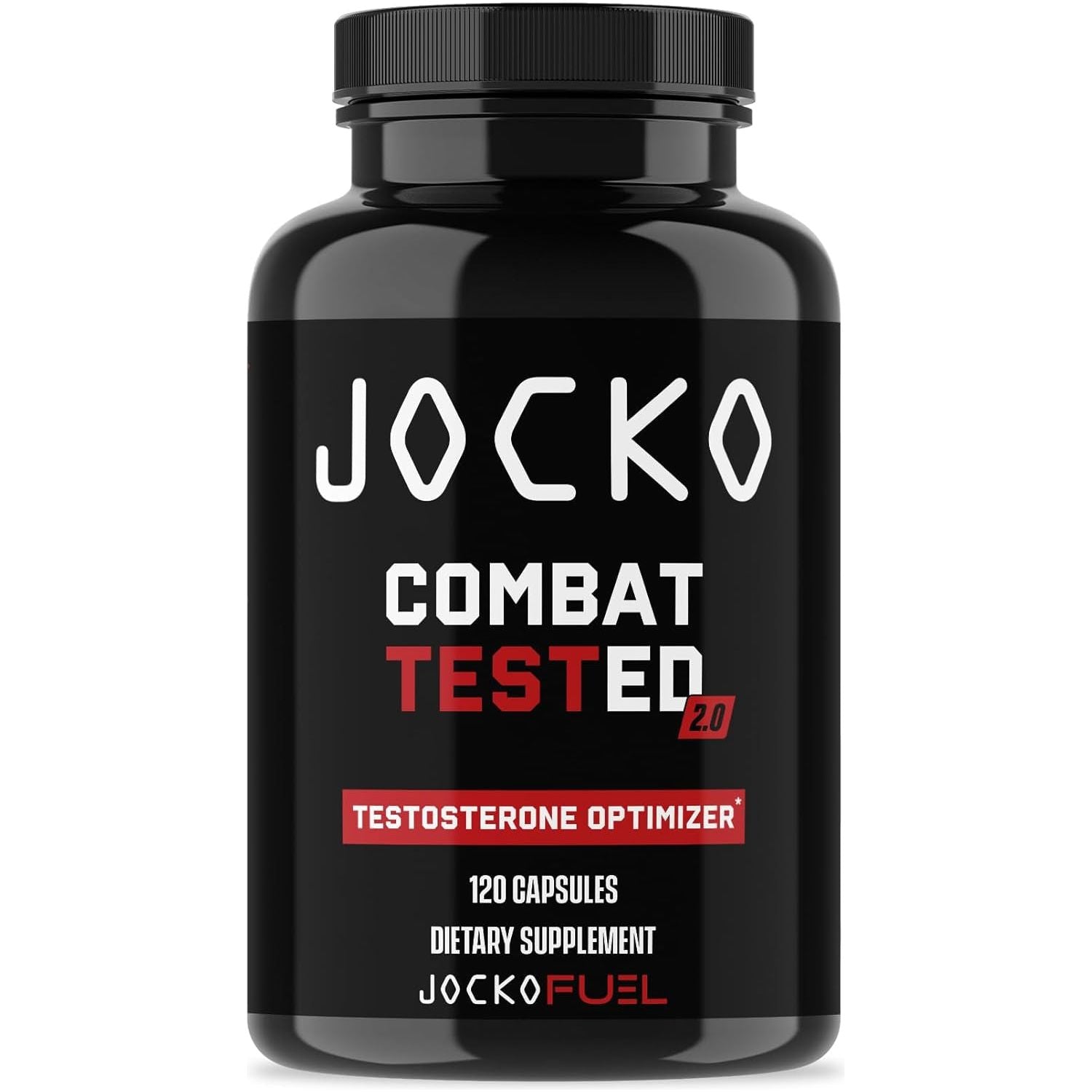 Jocko Fuel Test Booster for Men - Natural Endurance, Stamina, & Strength Booster (30 Servings)