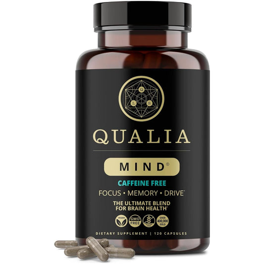 QUALIA MIND (Caffeine Free) | the Ultimate Blend for Brain Health | Maintain Drive & Productivity