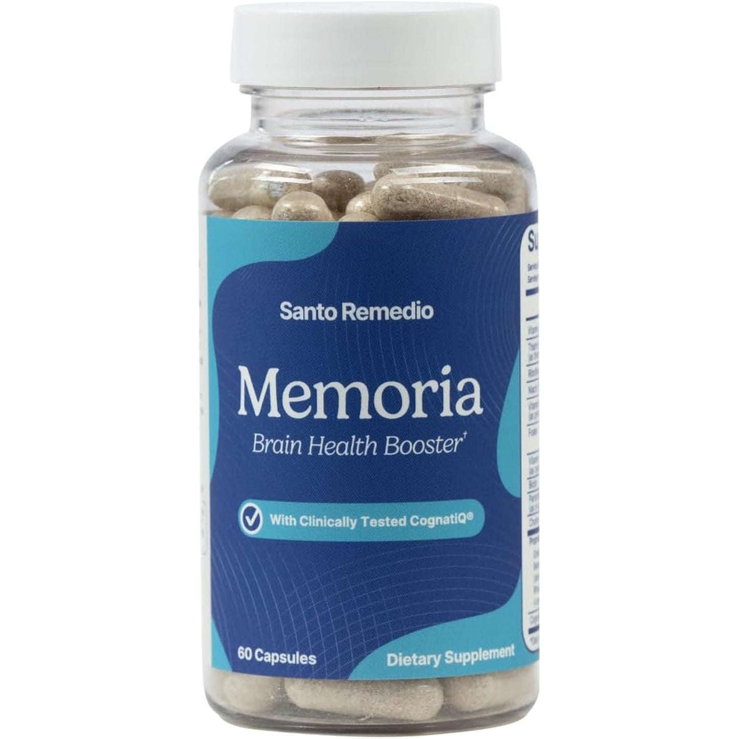 Santo Remedio Memoria, Brain Health Booster, Helps Strengthen Neural Connections, 30 Servings
