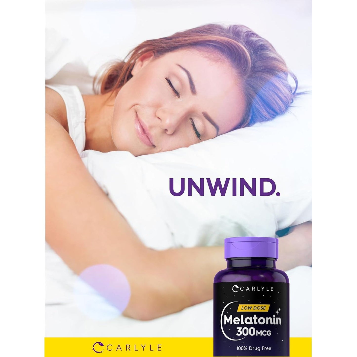 Carlyle Melatonin 300 Mcg - 365 Tablets