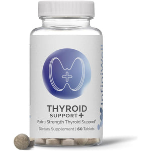 Thyroid Support+ for Women & Men, Hormone & Adrenal Support 60 Tablets 