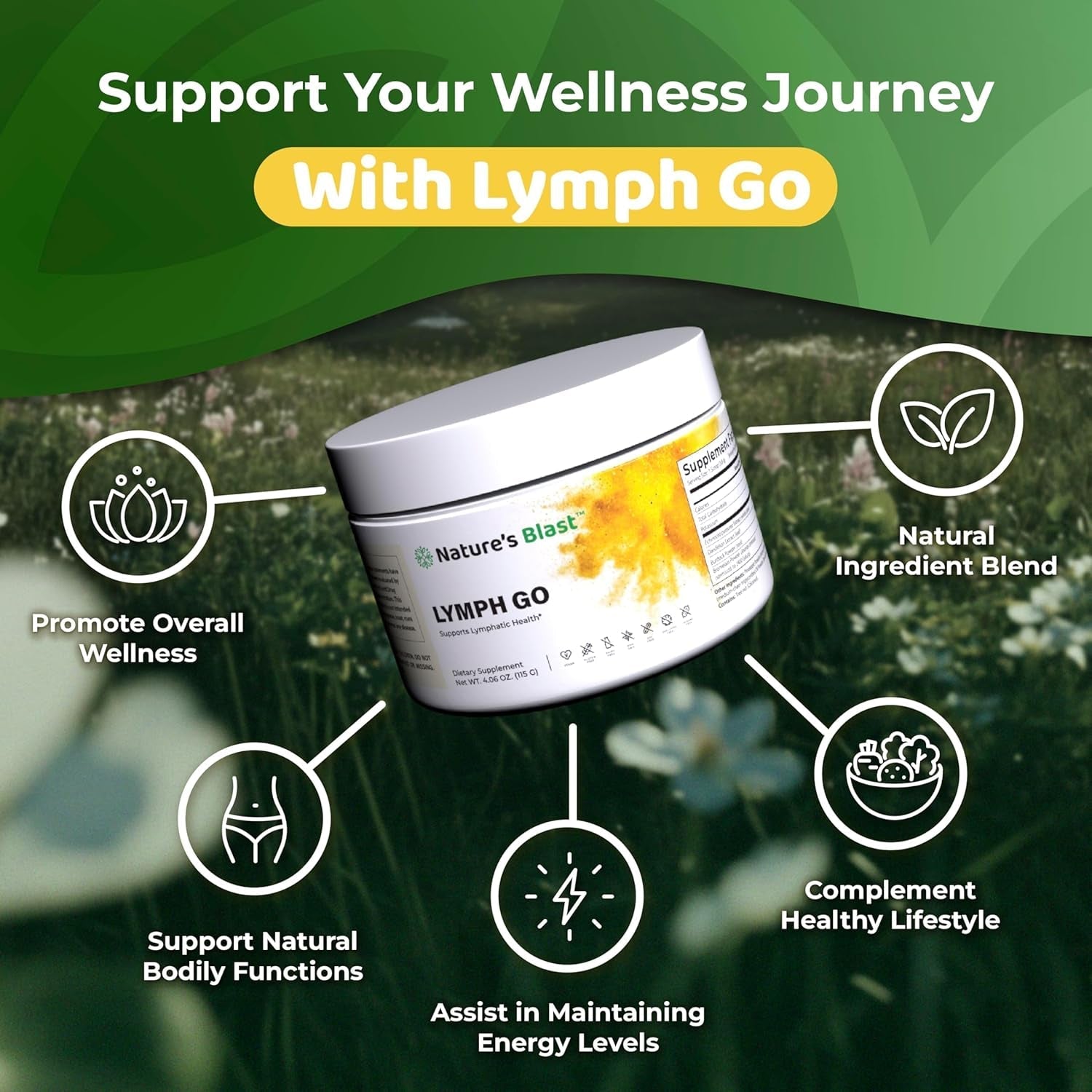 Lymph Go - Pineapple Lymphatic Support Supplement Blend
