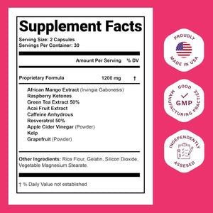 Phenelite Fat Burner for Women - Weight Loss Support and Diet Pills for Helping Reduce Belly Fat