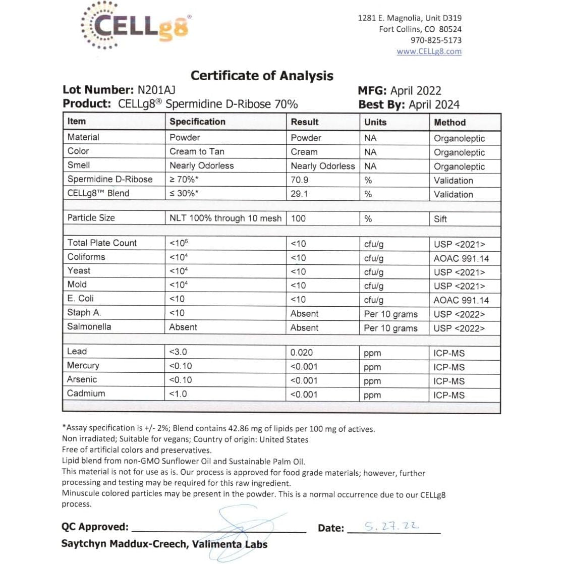 Renue by Science Spermidine Supplements  90 Capsules - 8Mg 