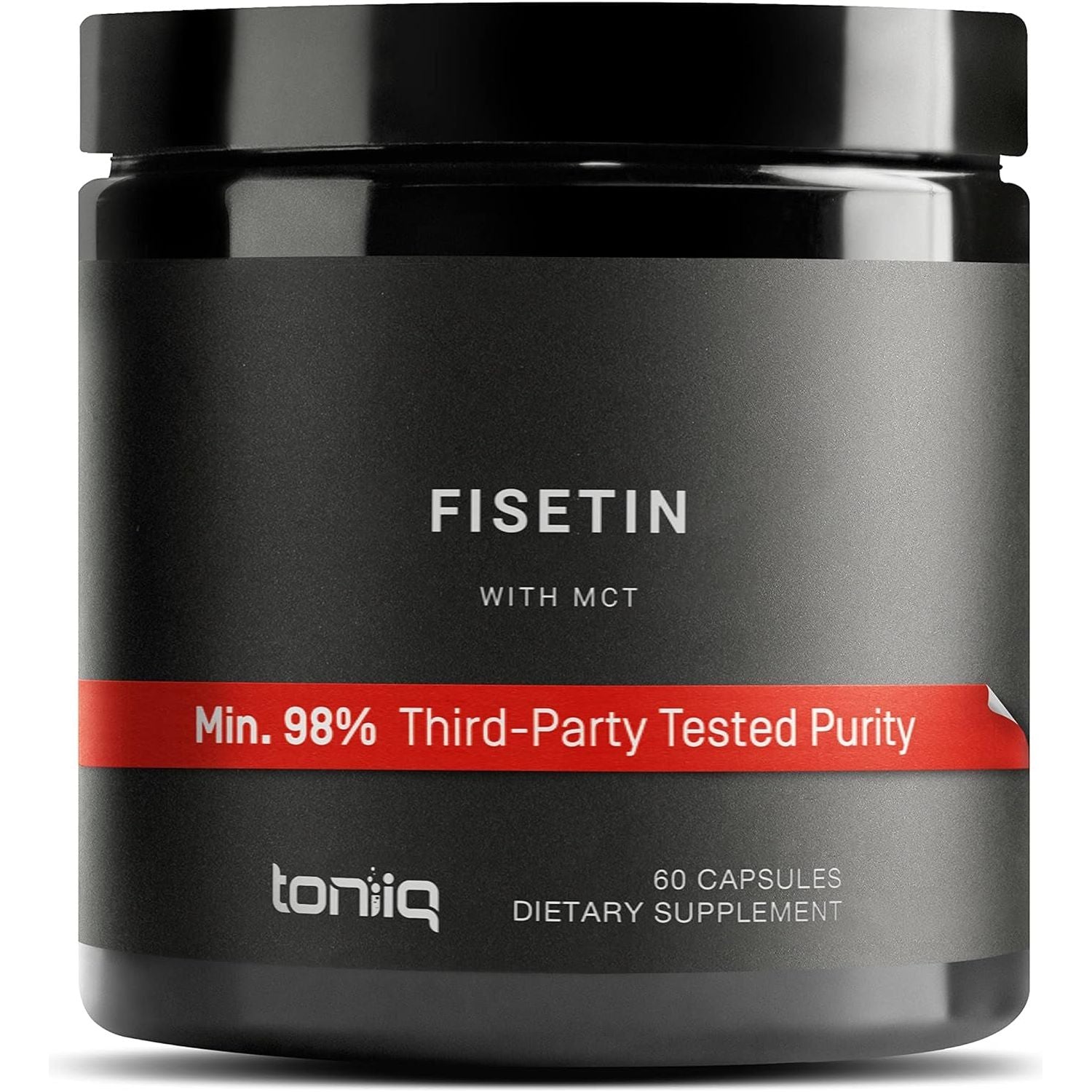Toniiq Ultra High Purity Fisetin 500Mg - Third-Party Tested Senolytic Supplements for Aging Support - 60 Capsules