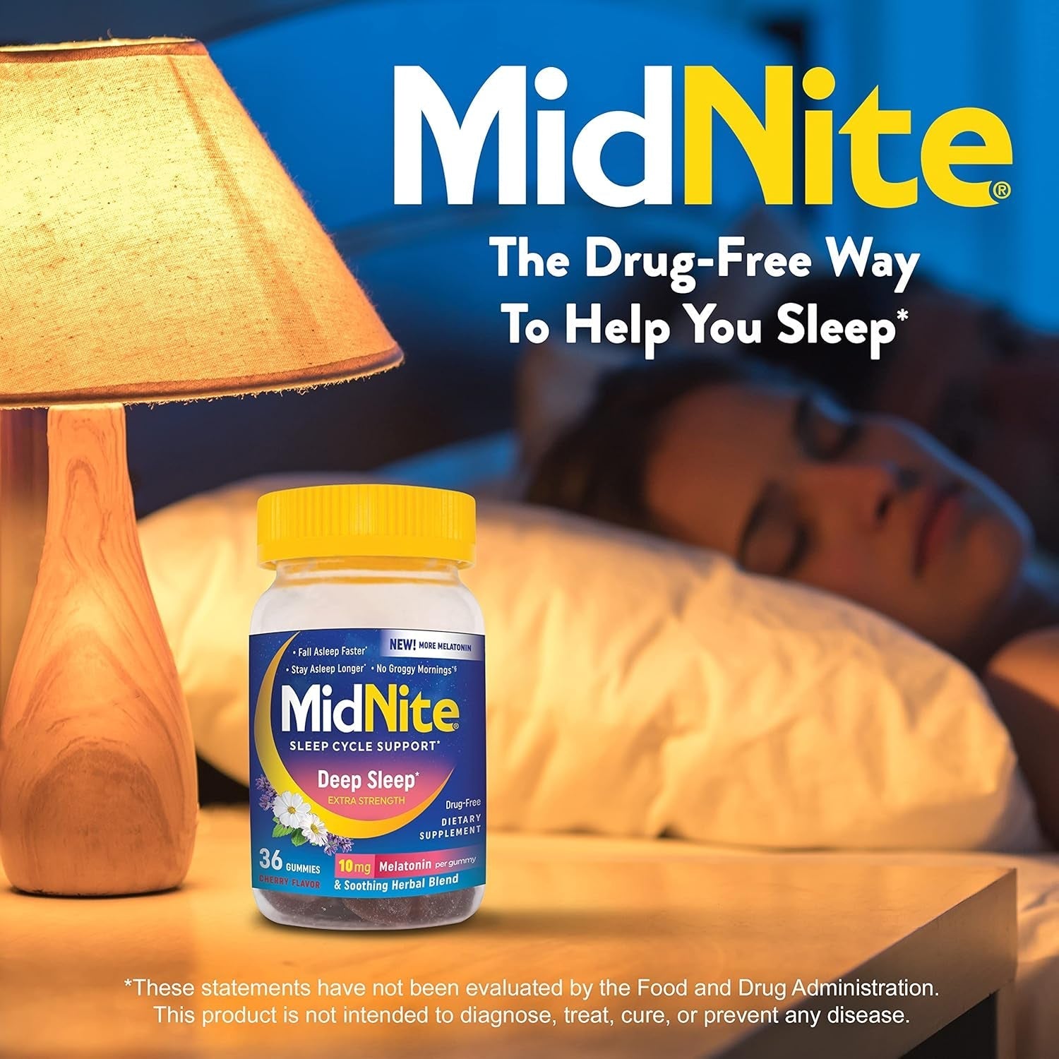 Midnite Deep Sleep Extra Strength - 10 Mg Melatonin Sleep Aid 36 Gummies