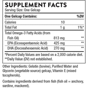 THORNE Super EPA - Omega-3 Fatty Acids EPA 425Mg & DHA 270Mg Supplement 90 Gelcaps