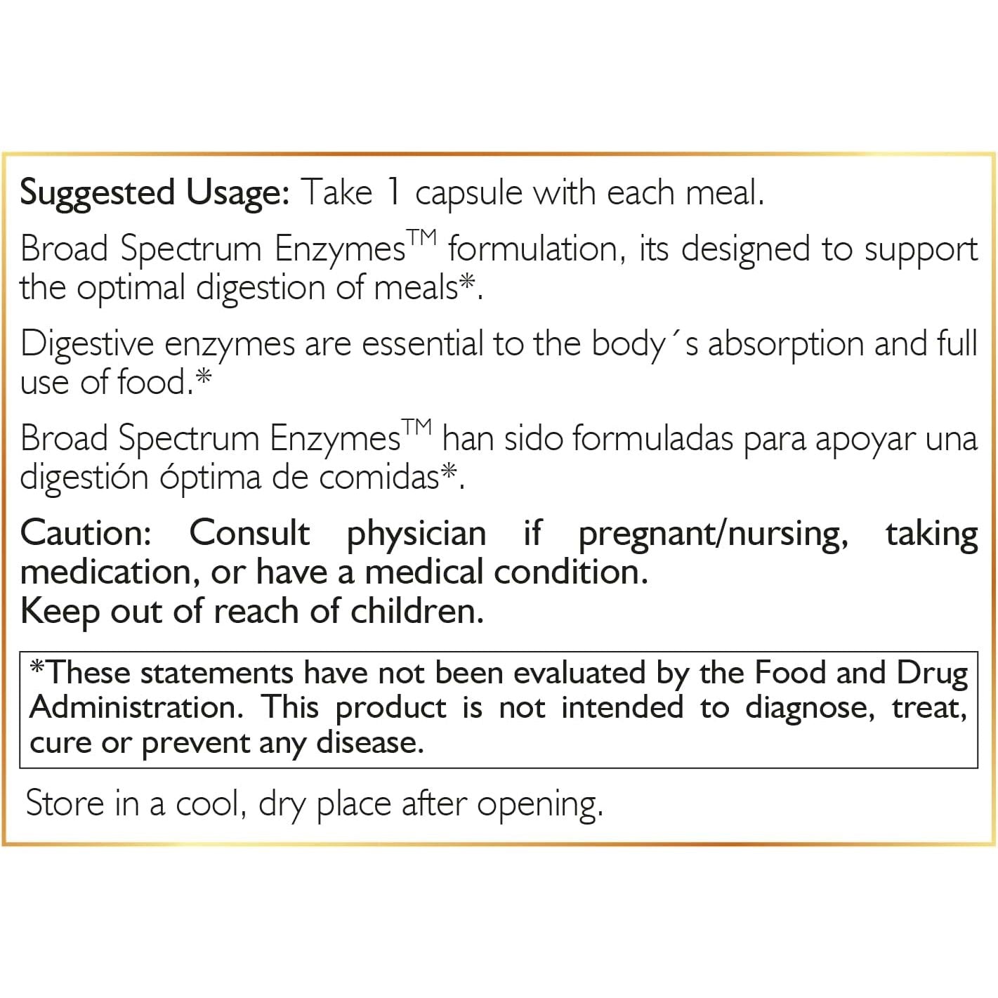 Coco March Broad Spectrum Enzymes- 18 Enzymes for Gluten-Lactose-Digestive Support 460 Mg Proprietary Blend, 60 Capsules