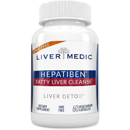 Hepatiben Liver Detox Cleanse for Regeneration W/Digestive Repair 60 Vegetarian Caps