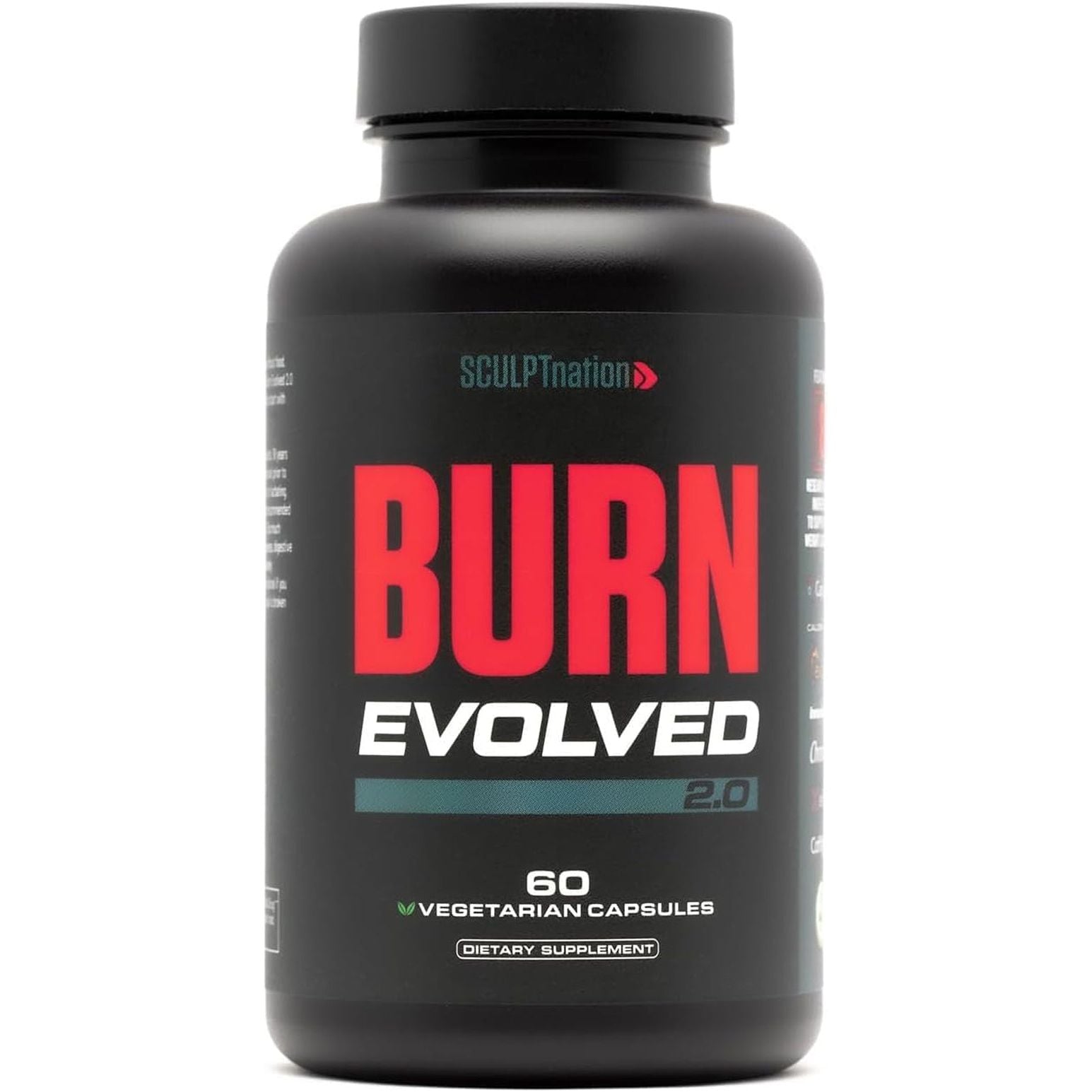 Sculpt Nation by V Shred Burn Thermogenic Fat Burner for Men & Women 60 Pills
