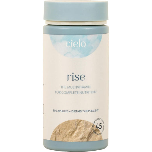 Cielo Rise Multivitamin - Vitamin A, C, D3, E K2, & More - Complete Daily Nutrition (45 Day Supply)