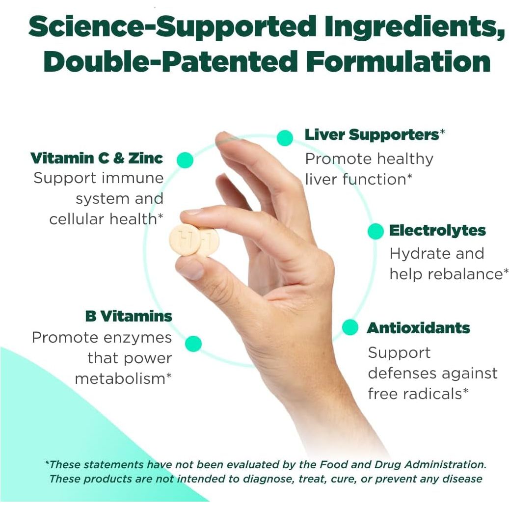 The Anytime You Drink Vitamin, Liver Health & Immunity Support - (20 Servings), Black Cherry Chewables