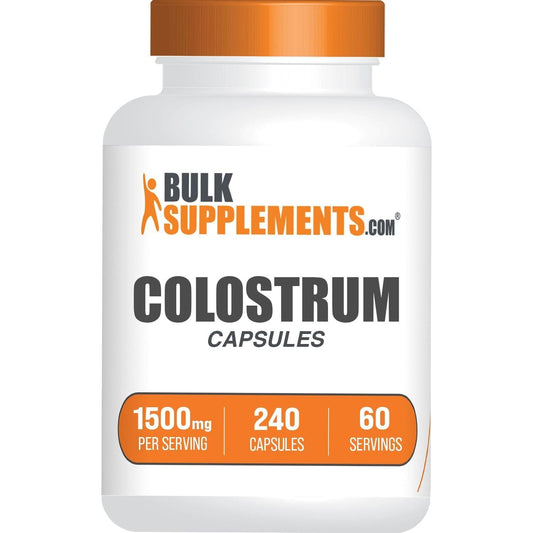 Bulksupplements.Com Colostrum Capsules from Bovine Colostrum 240 Capsules