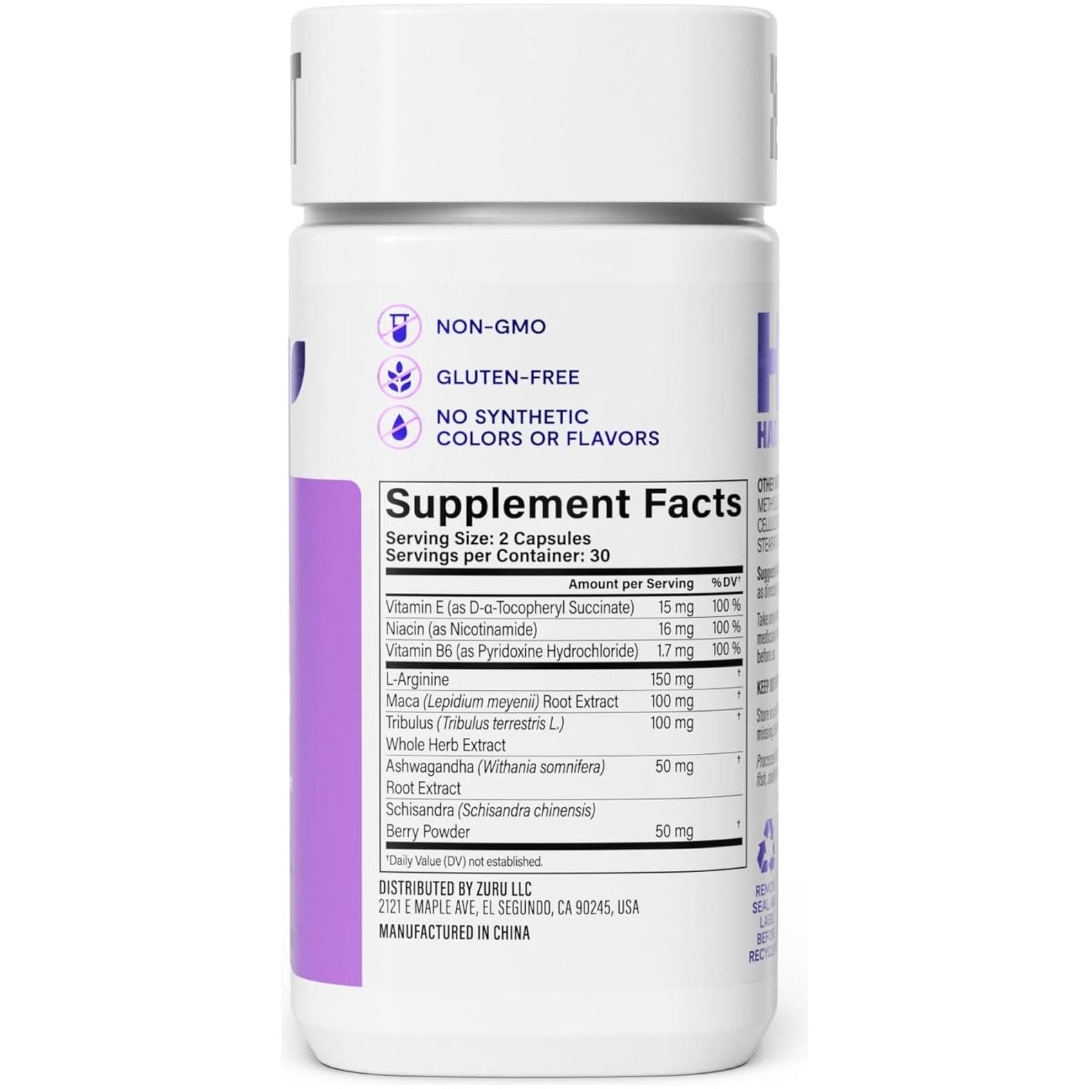 Habit Libido Supplement - Supports Energy and Performance (60 Capsules)