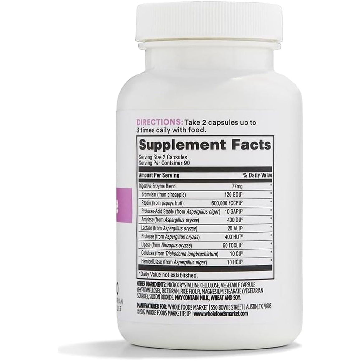 Whole Foods Market, Wholezyme, 180 Count