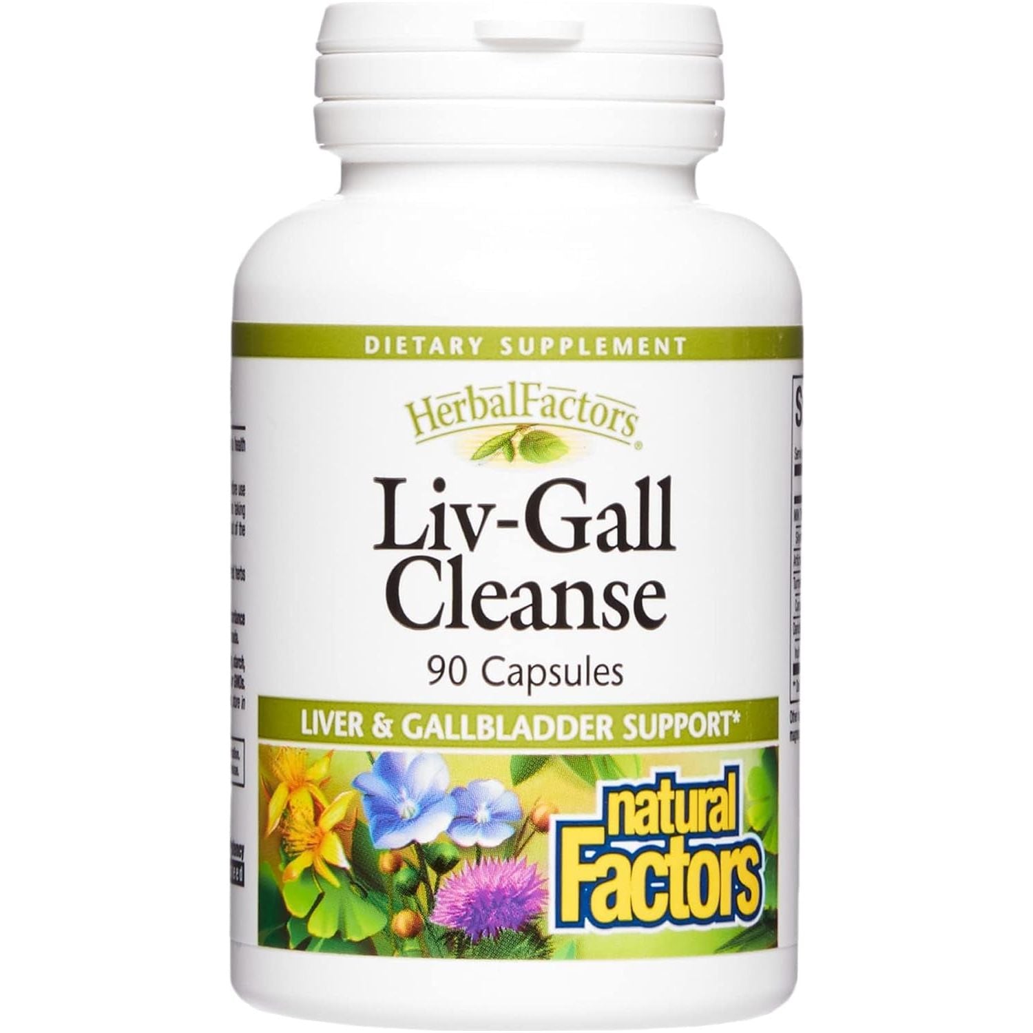 Herbalfactors by Natural Factors, Liv-Gall Cleanse, Supports Liver and Gallbladder Health, 90 Capsules