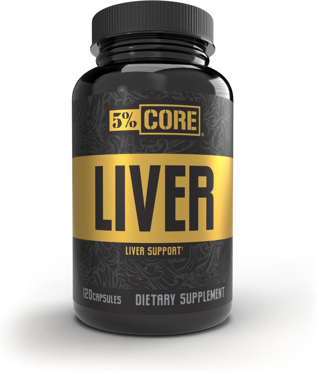 5% Core Liver Support - Liver Cleanse Detox & Repair Supplement (30 Capsules) - Suppviv