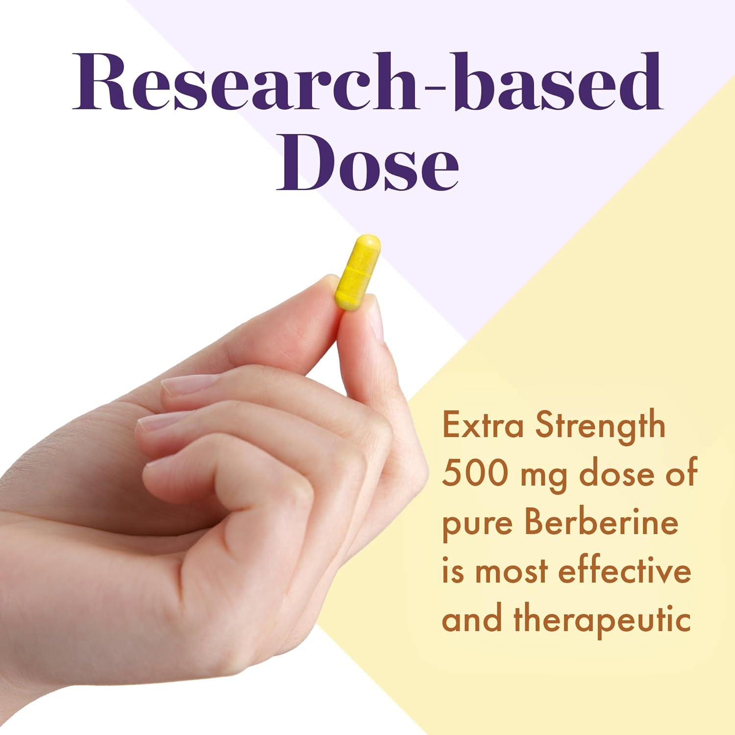 NAOMI Berberine 500Mg - Immune Support & Normal LDL Cholesterol and Triglyceride Support - 60 Veggie Capsules