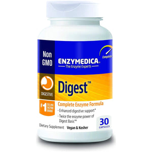 Enzymedica - Digest, Complete Digestive Enzyme Formula, 30 Capsules