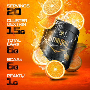 HOSSTILE Intra[R3] Intra Workout Powder, EAA & BCAA Drink, 20 Servings