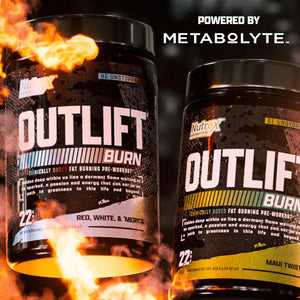 Nutrex Research Outlift Burn Thermogenic Pre Workout Powder (22 Servings, Maui Twist)