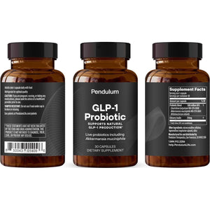 GLP-1 Probiotic - 500M AFU Multi-Strain Probiotic + Prebiotic | Naturally Support GLP-1 Production (30 Capsules)