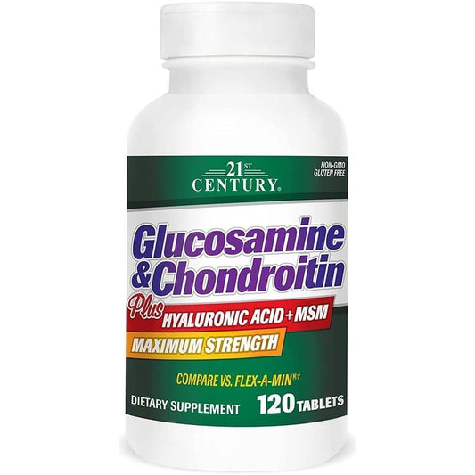 21St Century Glucosamine and Chondroitin plus Tablets, 120 Count