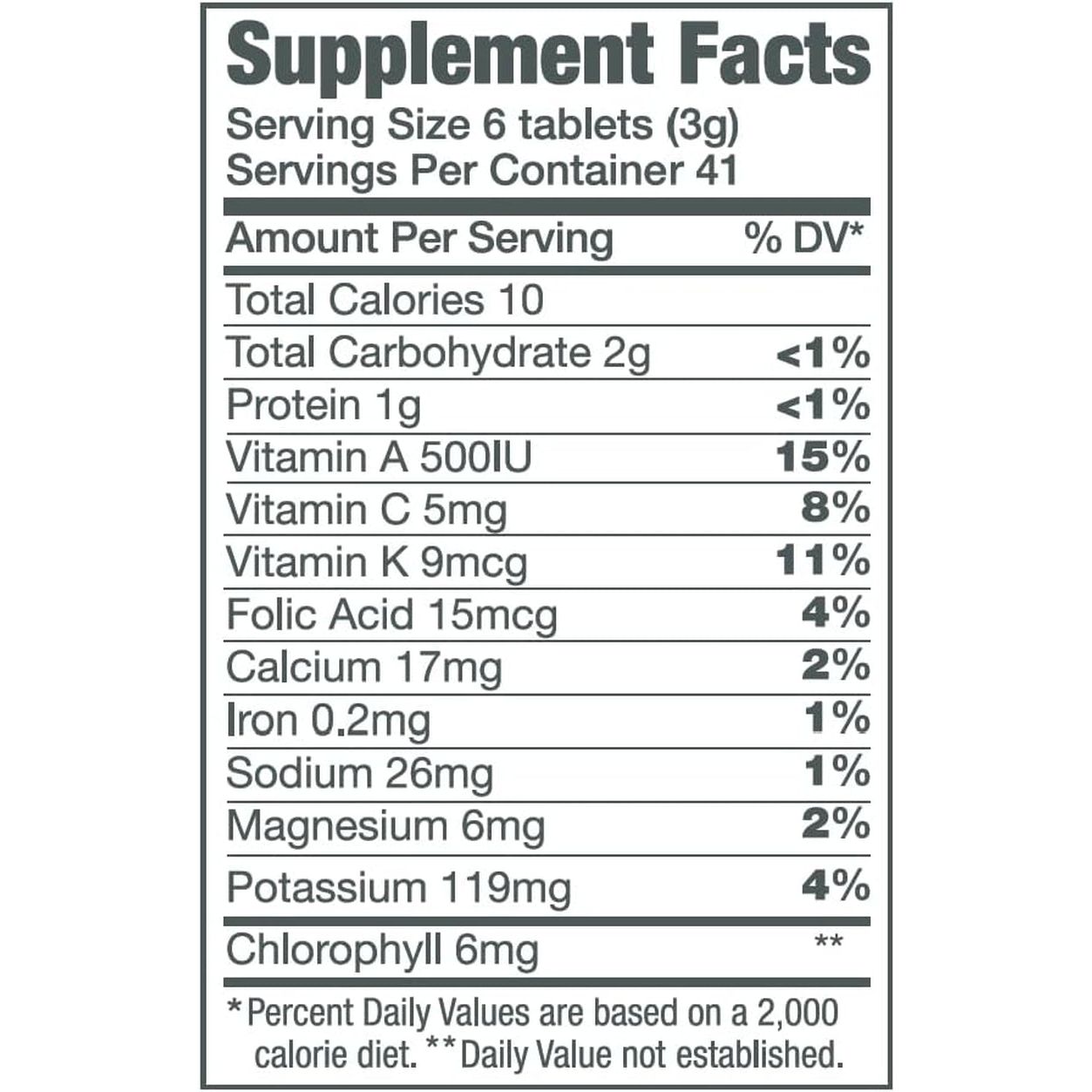 Green Foods Original Green Magma Barley Grass Nutritional Supplement, 250 Tablets (500Mg)