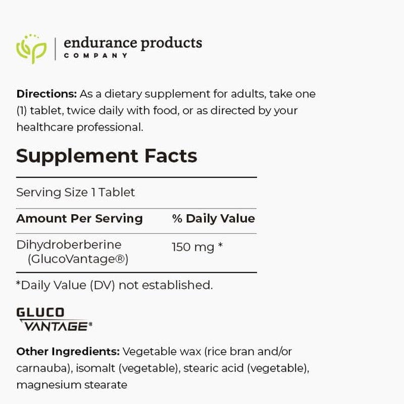 EPC Company Dihydroberberine - Sustained Release Berberine Supplement - (150Mg/60 Count)