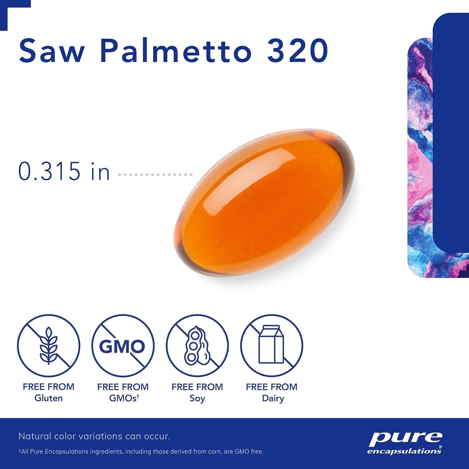 Pure Encapsulations Saw Palmetto 320 - Fatty Acids & Other Essential Nutrients to Support Metabolism & Urinary Function 120 Capsules