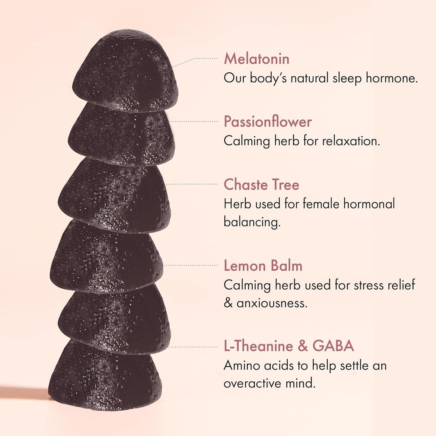 Winged Wellness Sleepyhead Natural Sleep Gummies for Women 30 Servings