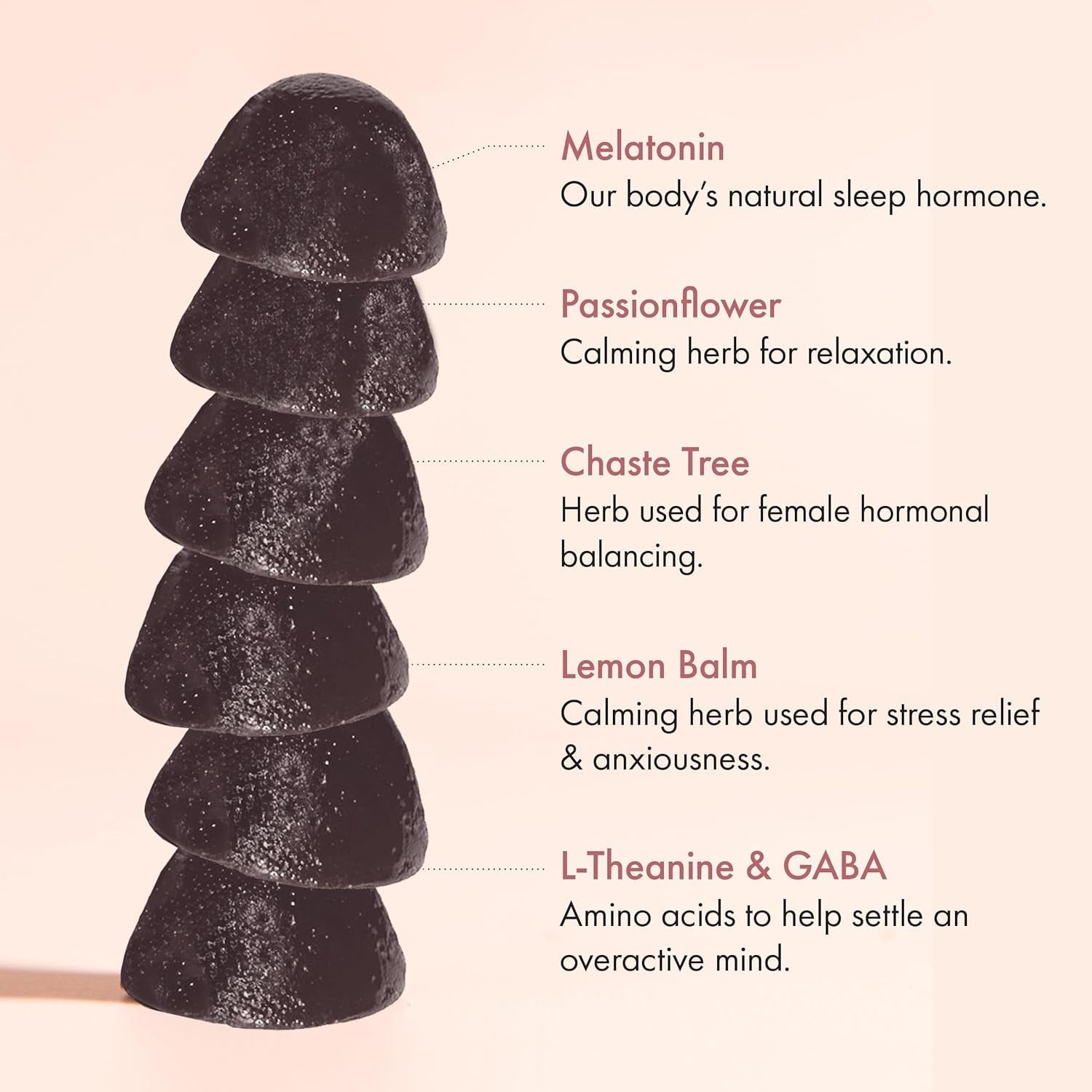 Winged Wellness Sleepyhead Natural Sleep Gummies for Women 30 Servings