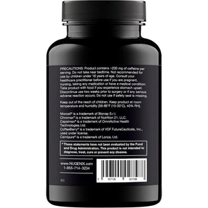 Nugenix Thermo - Thermogenic Fat Burner Supplement Pills for Men, Extreme Metabolic Accelerator, 60 Count