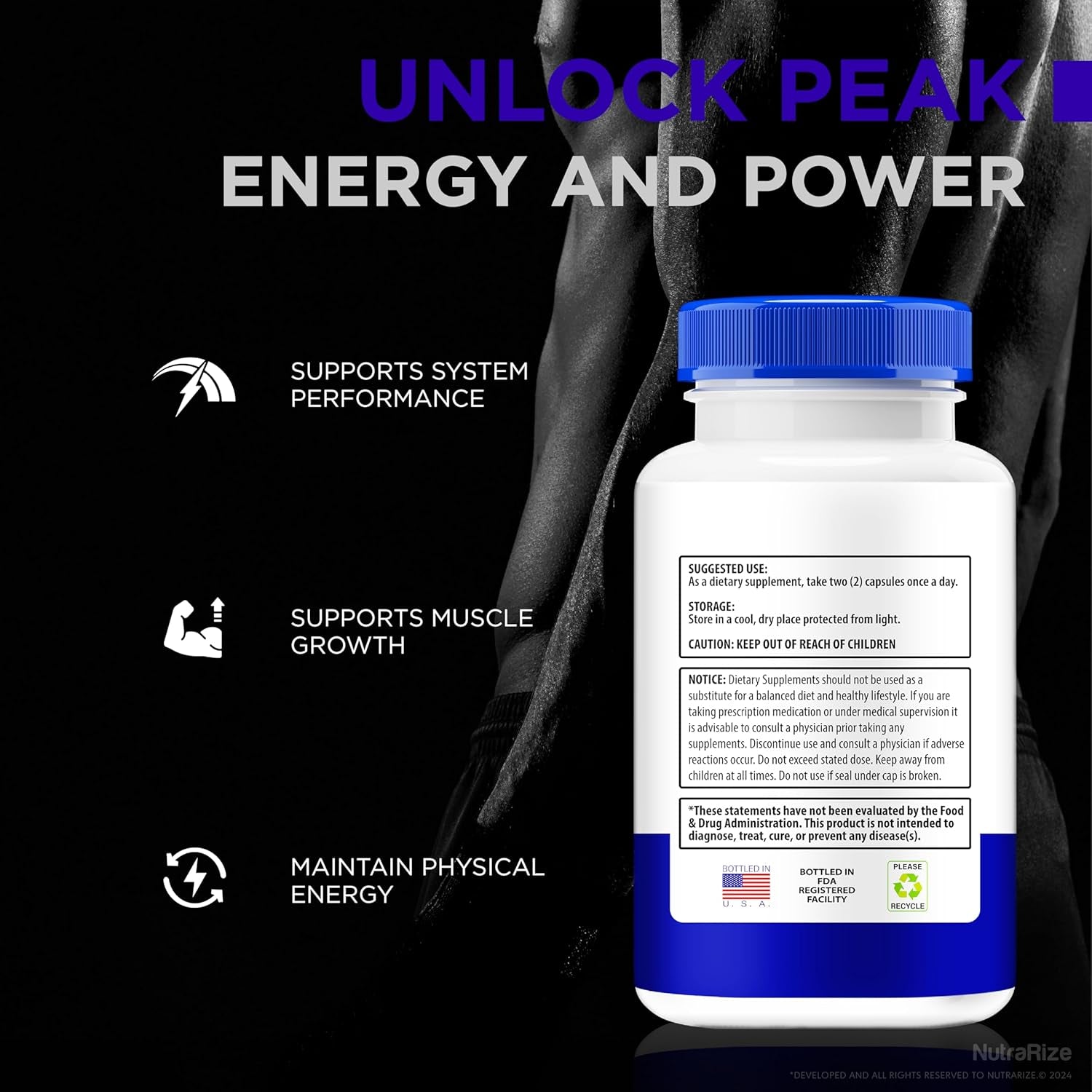 Vivalis Pro Pills - Premium Formula for Fast Acting Energy, Endurance, and Performance (60 Capsules)