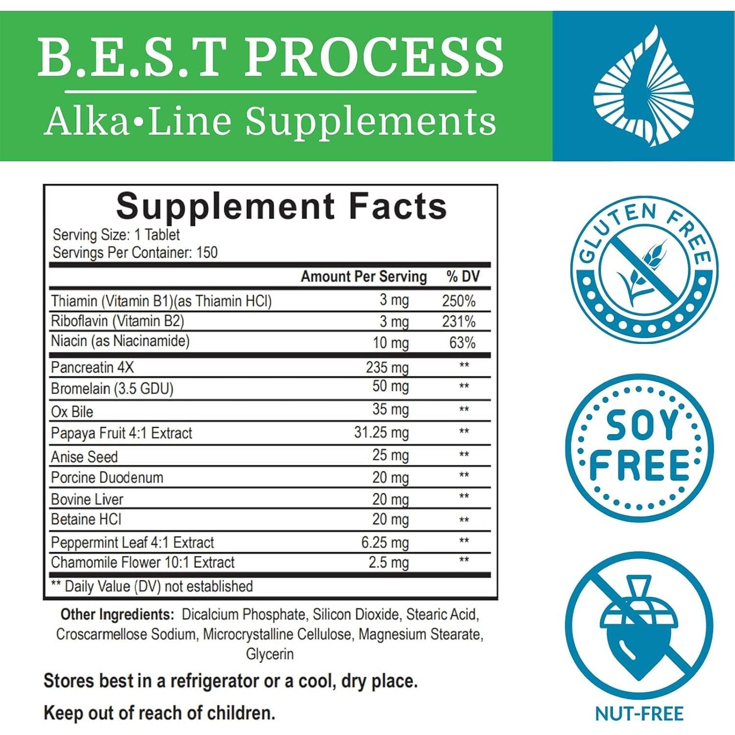 Alka•Pan Best Process Alkaline — Pancreatic Enzymes with Antioxidant-Rich Superfoods & Digestive Herbs