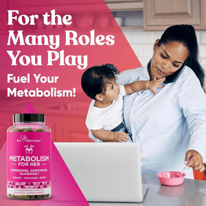 Metabolism for Her - Appetite & Metabolism Support for Women  - Curb Cravings 60 Capsules