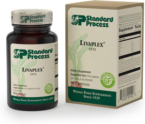 Standard Process Livaplex - Whole Food Bowel, Digestion and Digestive Health, Liver Health and Gallbladder Support (90 Capsules)