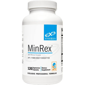XYMOGEN Calcium, Magnesium Zinc Minrex Multi-Mineral Supplements - 120 Capsules