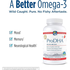 Nordic Naturals Prodha, Strawberry - 120 Soft Gels - 830 Mg Omega-3
