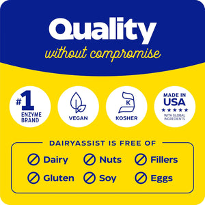 Enzymedica, Dairyassist, Digestive Enzymes for Complete Dairy Digestion & Lactose Intolerance, 30 Count