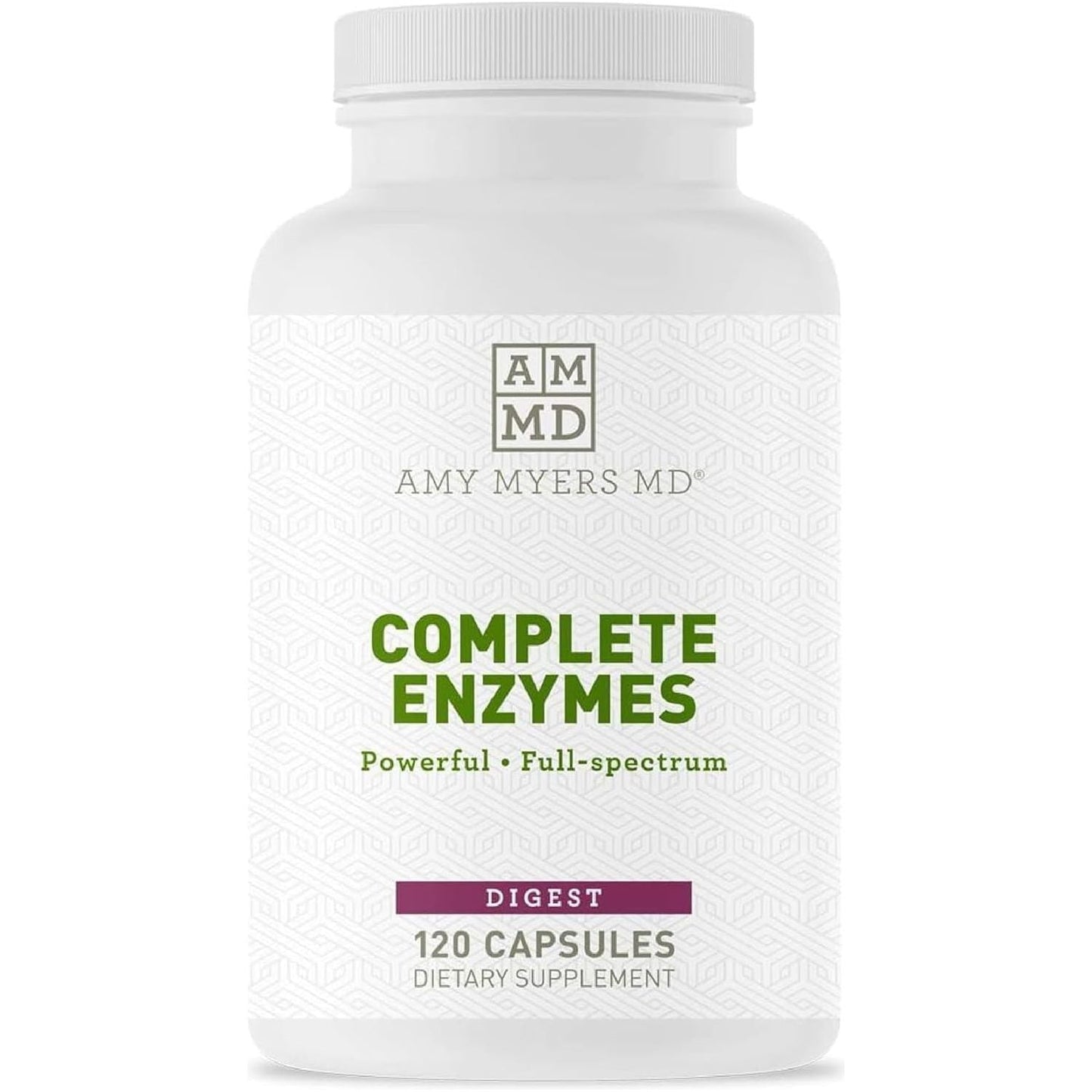 Amy Myers MD Digestive Enzymes for Digestion Aid - 19 Enzymes for Gut Health, Bloating & Stomach Issues 120 Caps