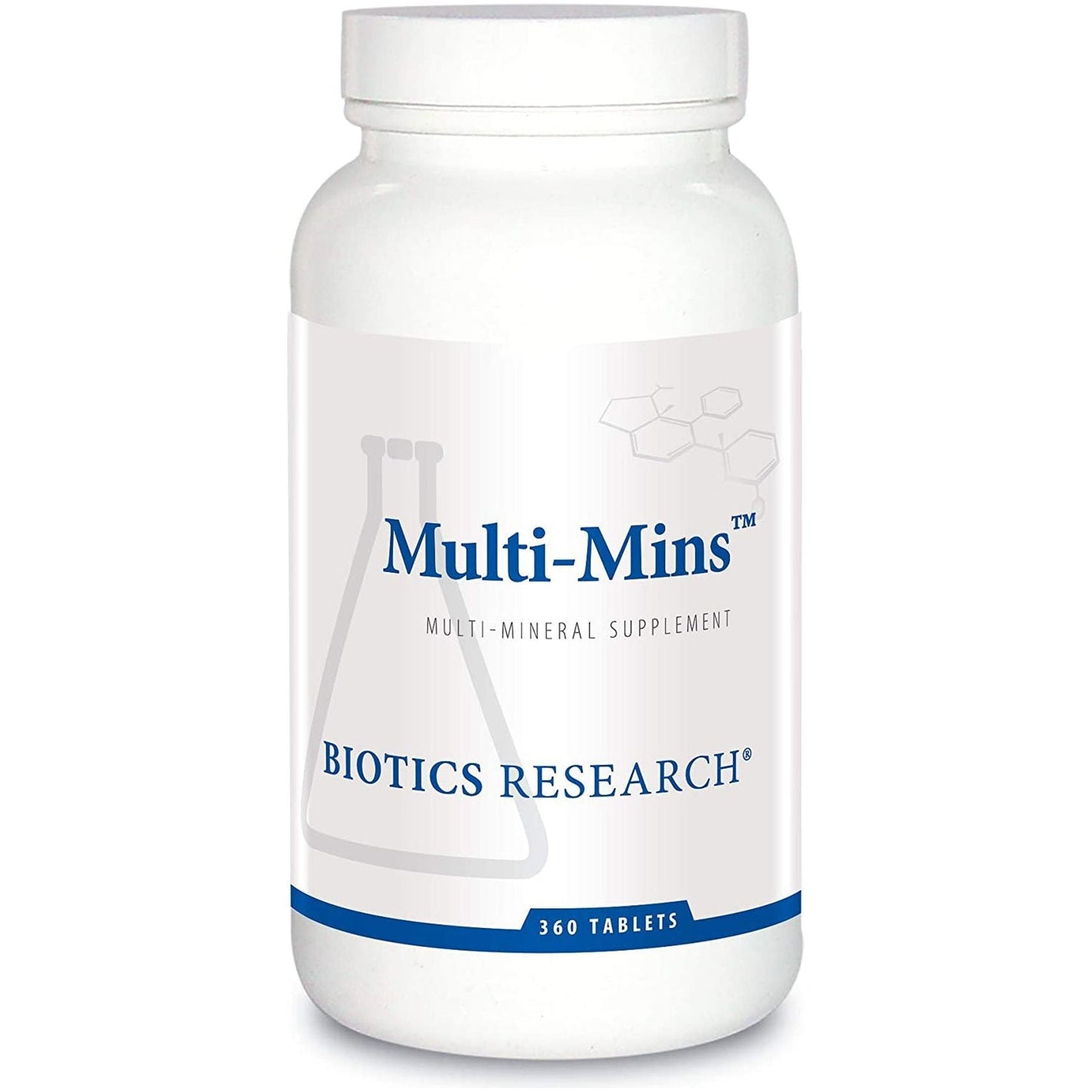 Biotics Research Multi-Mins - Bioavailable & Potent Multi Mineral Supplement 360 Tablets