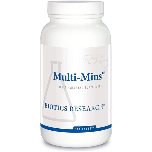 Biotics Research Multi-Mins - Bioavailable & Potent Multi Mineral Supplement 360 Tablets