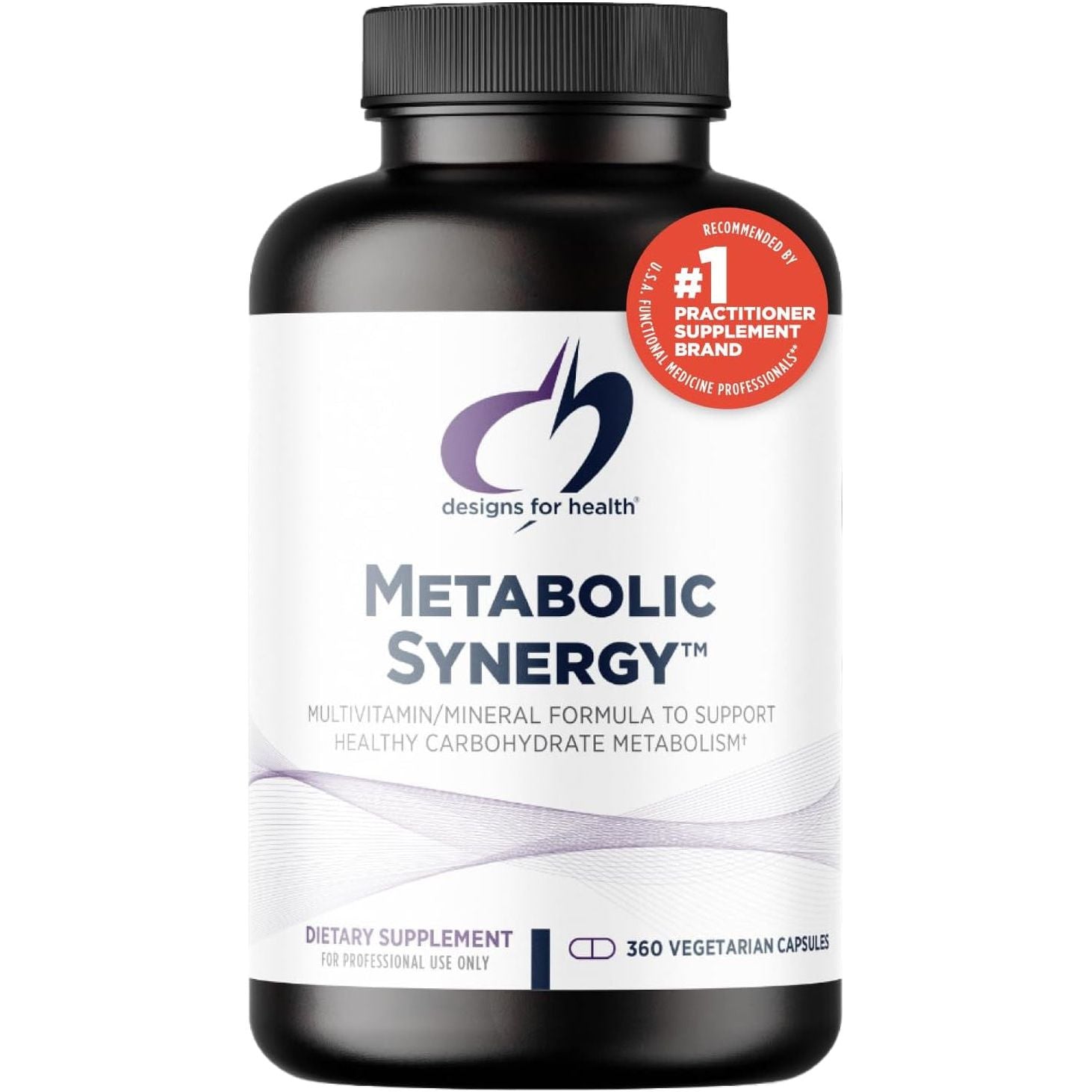 Designs for Health Metabolic Synergy - Multivitamin and Mineral Supplement (360 Capsules)