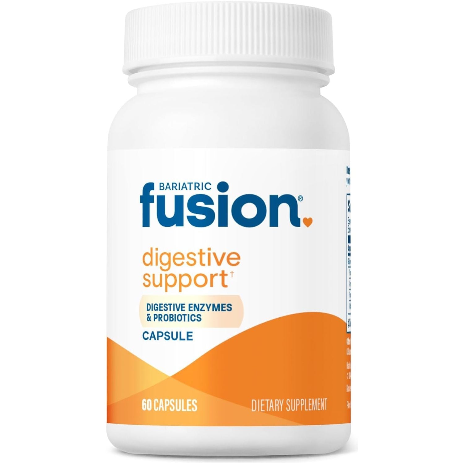 Bariatric Fusion Digestive Support | Probiotics for Digestive Health and Gut Health Support 60 Capsules