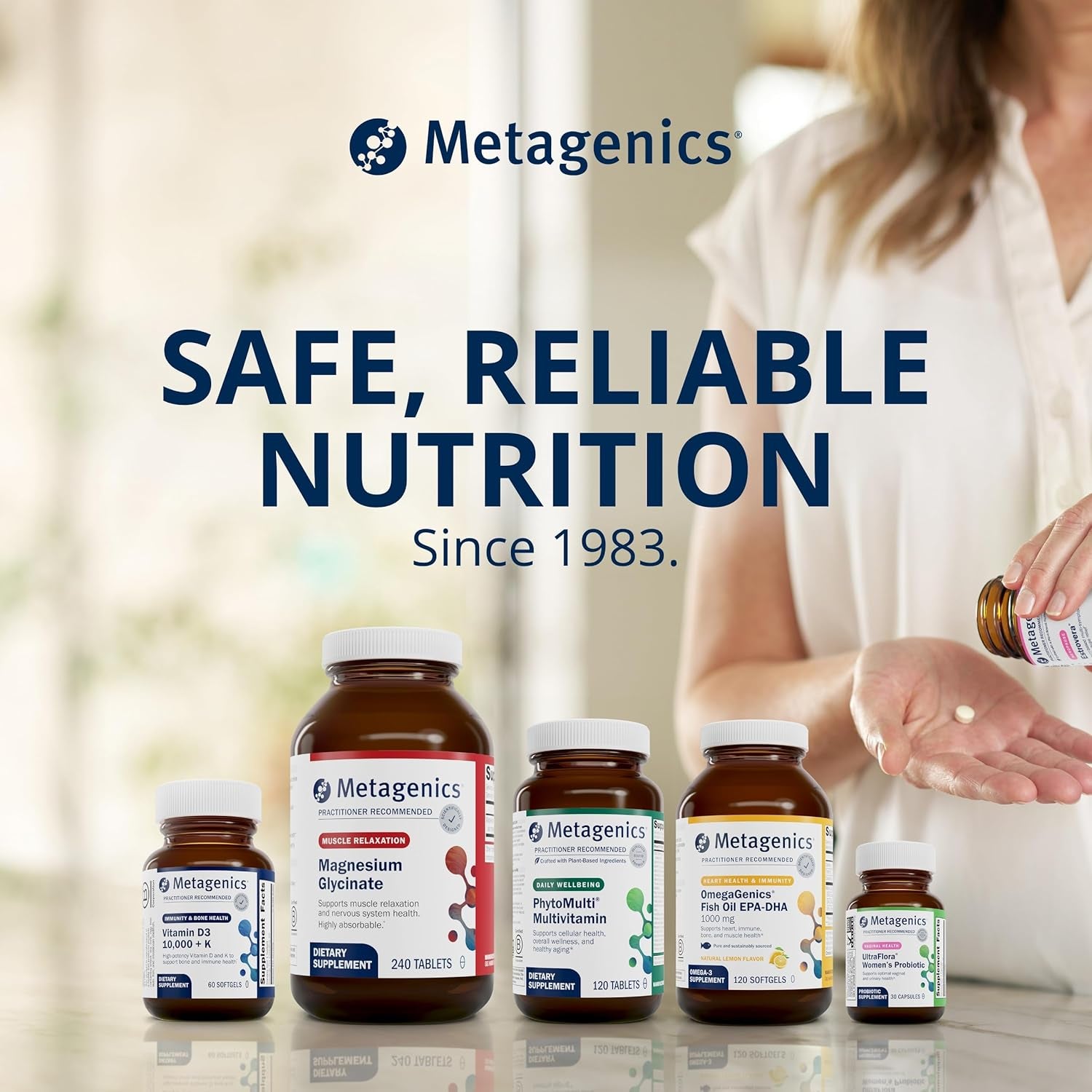 Metagenics Folapro - 1,330 Mcg DFE Methylated Folate Supplement - Hormone Support* - 120 Tablets