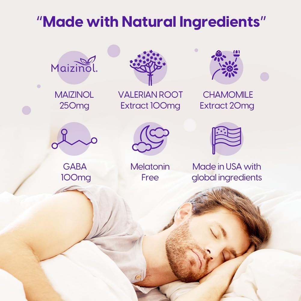 Univera Natural Dreams Melatonin-Free Gentle Sleep Support 60 Capsules